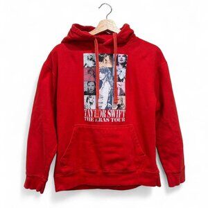 Red Taylor Swift Eras Tour Hoodie Size Medium Fan Apparel